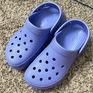 Women Crocs Platform Digital Violet size 7